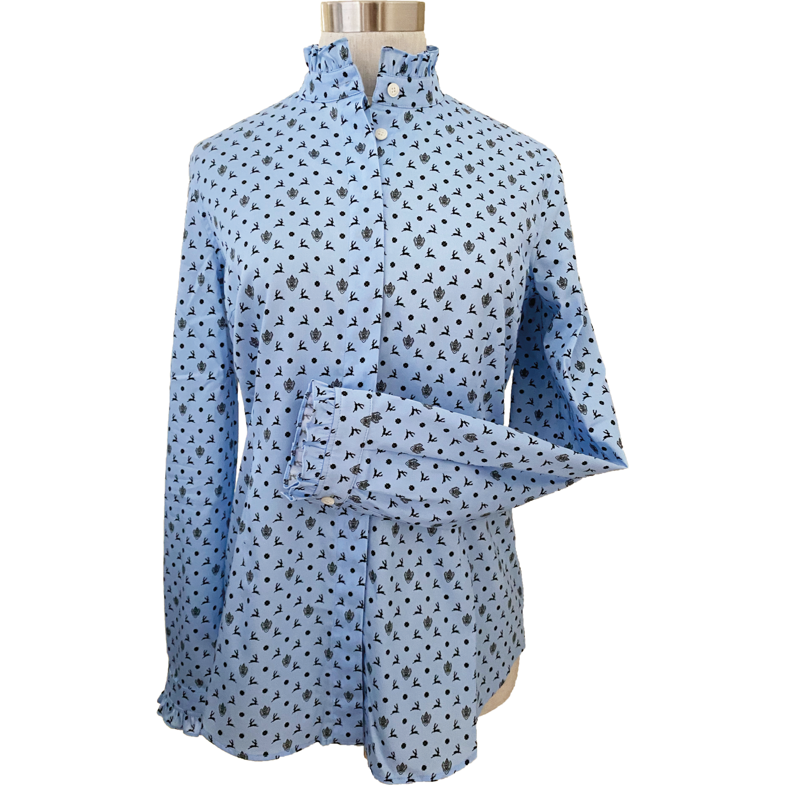 Habsburg Damskjorta Ljusblå