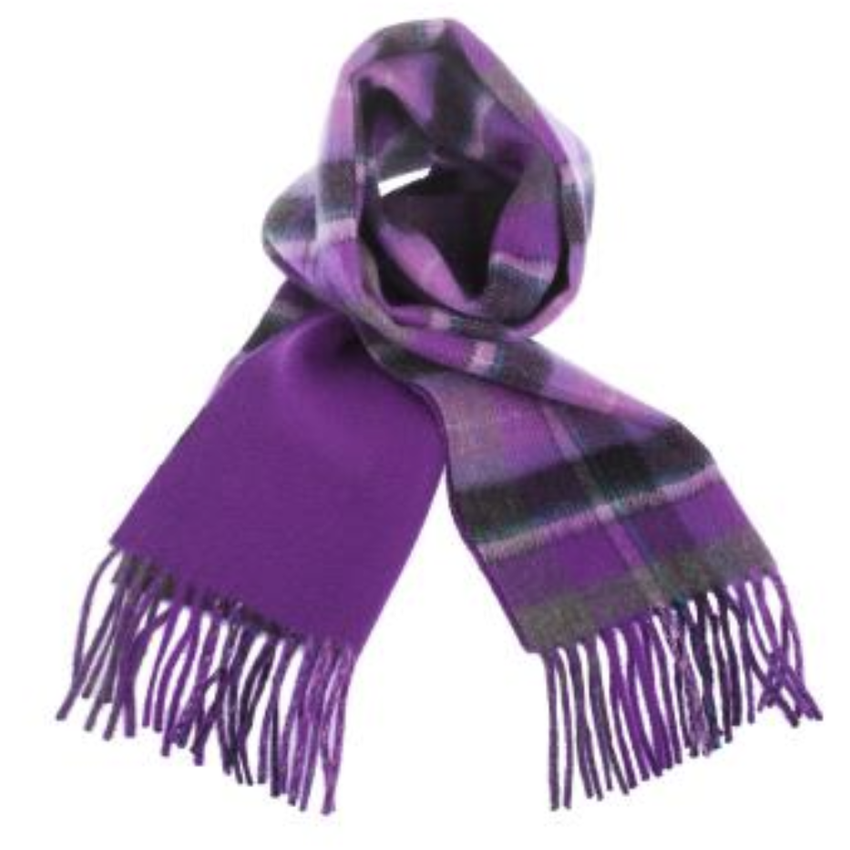 Halsduk Lamull Purple Grey