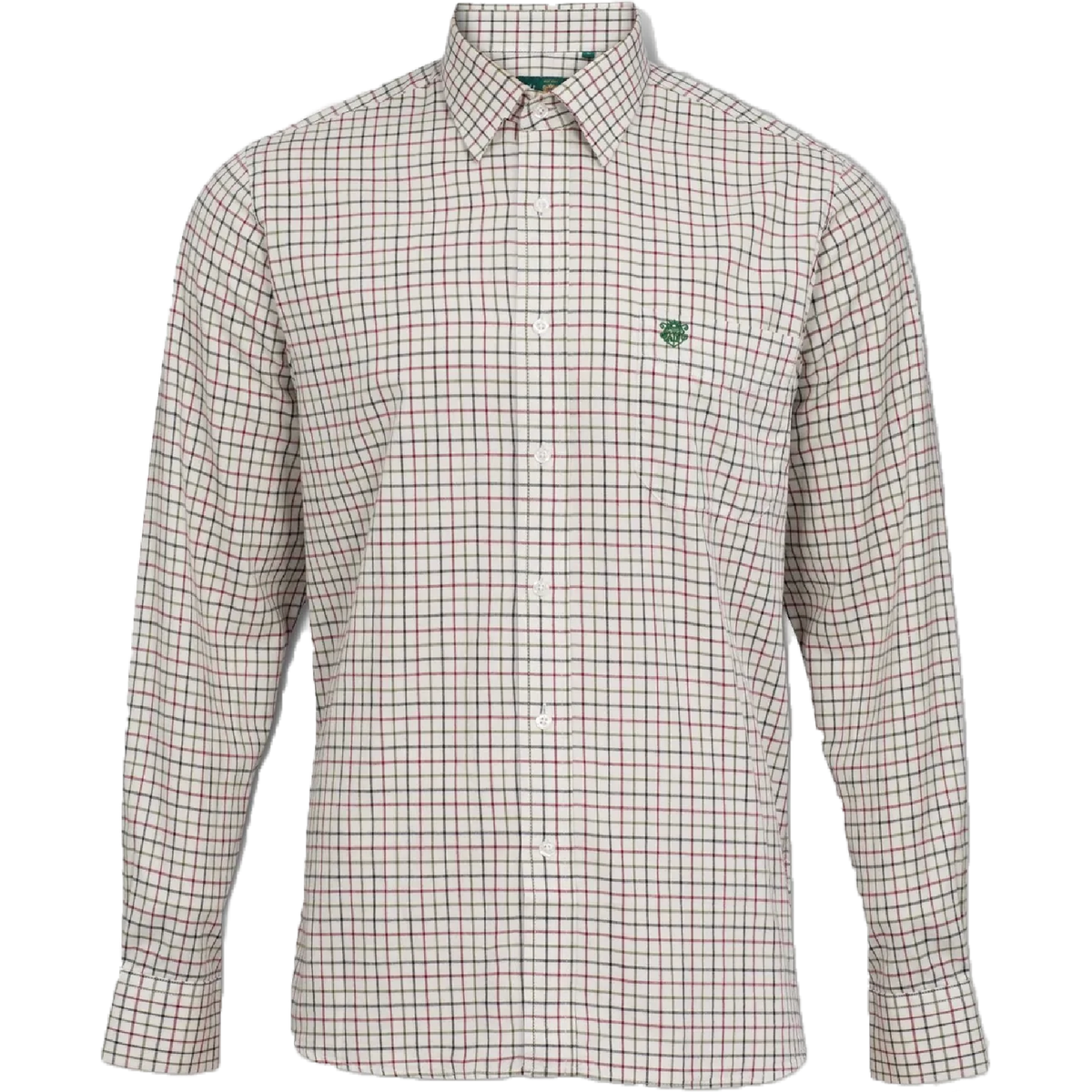 Ilkley Men's Shirt Check Red-Green
