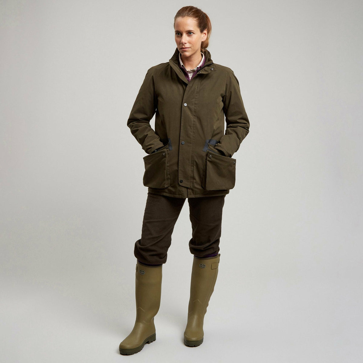 Field Jacket Ladies LCW4 Green - STORLEK 42 -