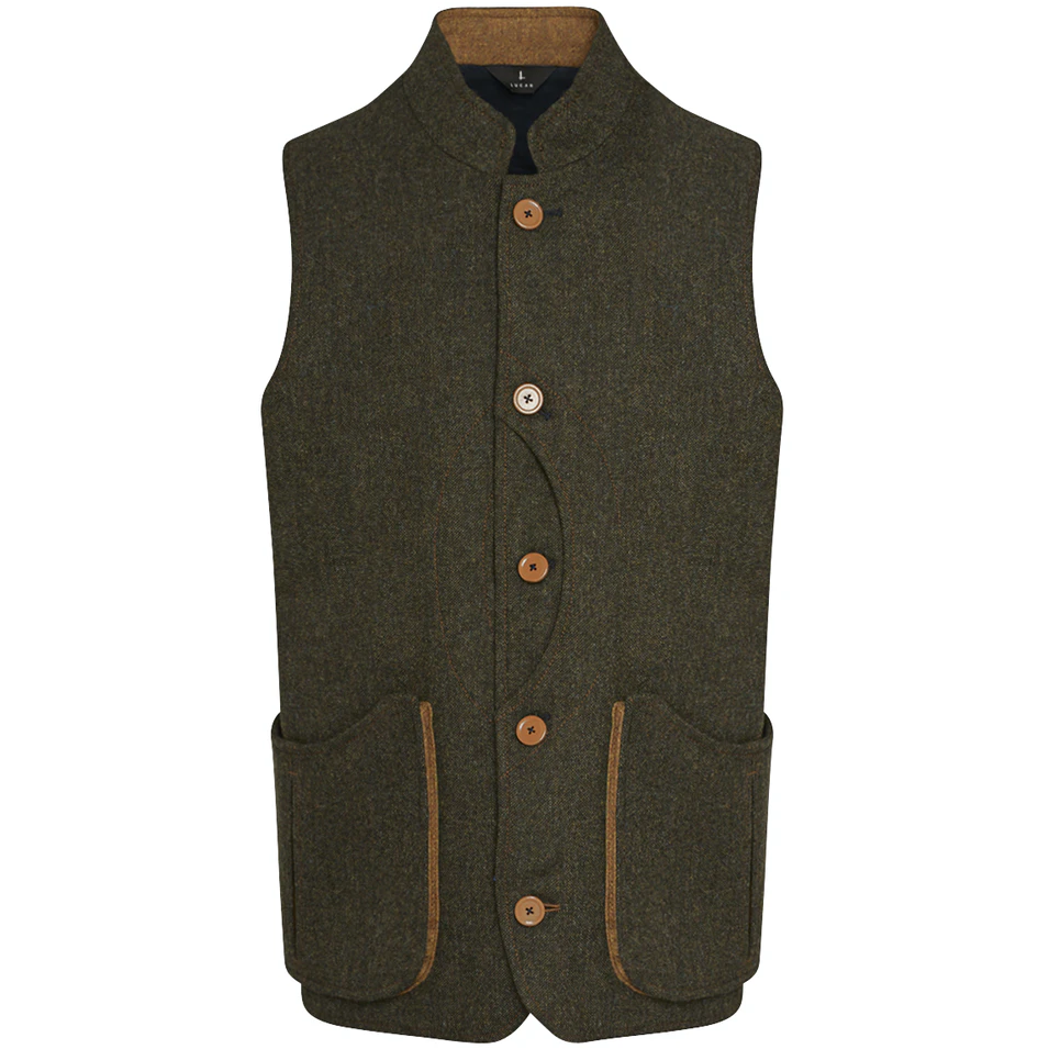 Mens Shooting Gillet Loden Green