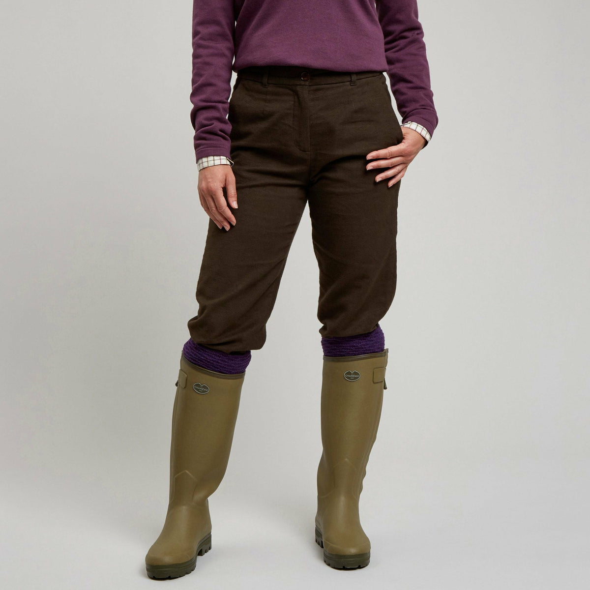 Malmesbury Lady Breeks Chameau Green