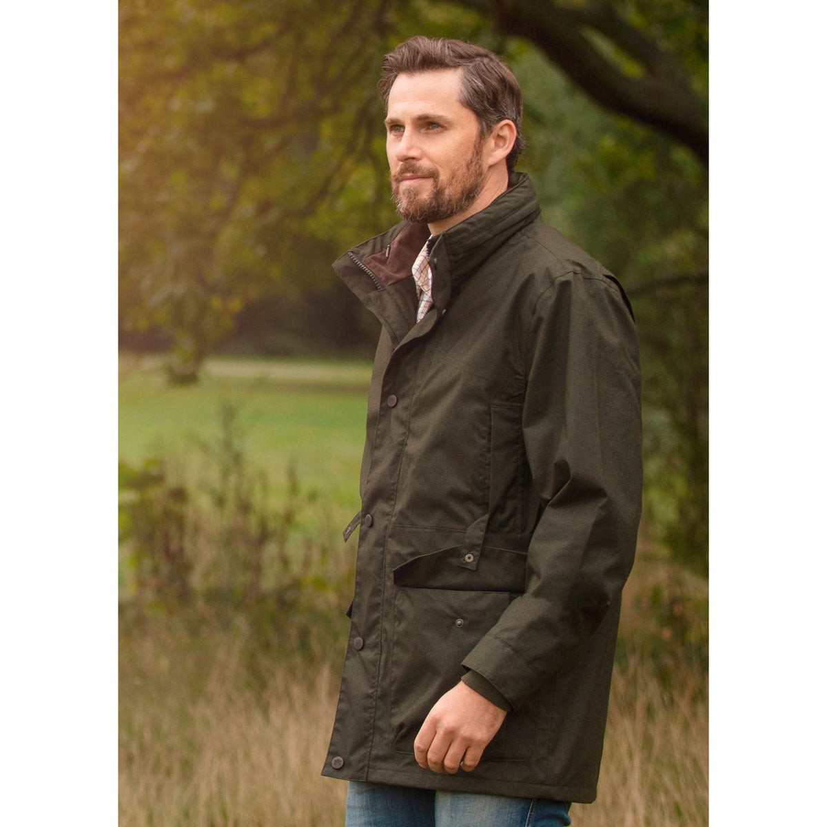 Fernley Waterproof Field Coat Woodland