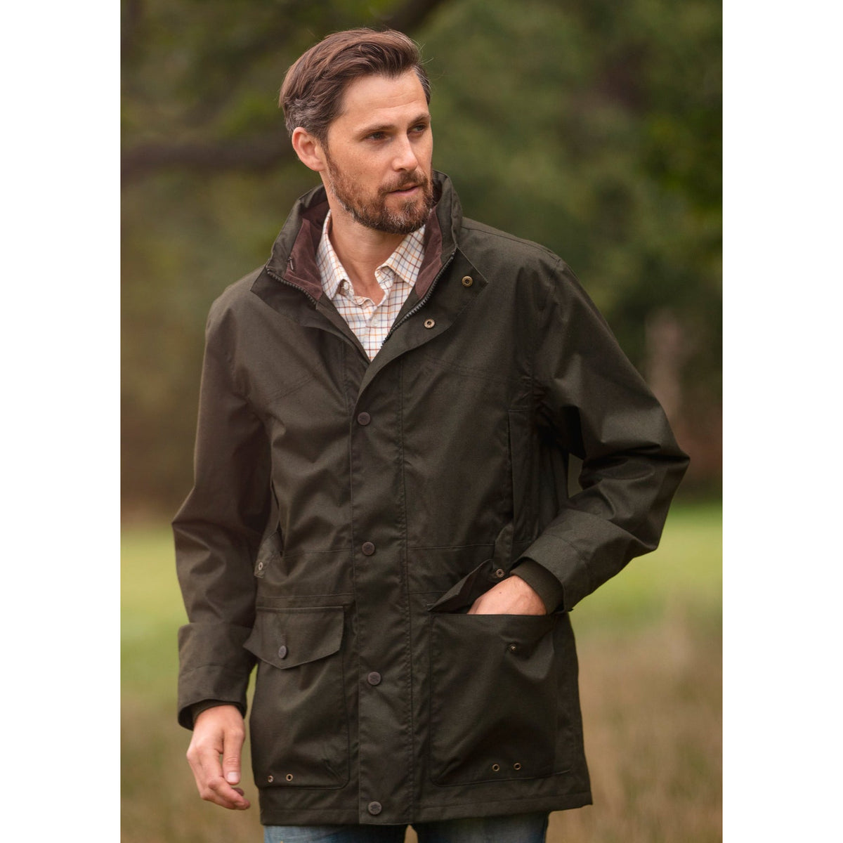 Fernley Waterproof Field Coat Woodland