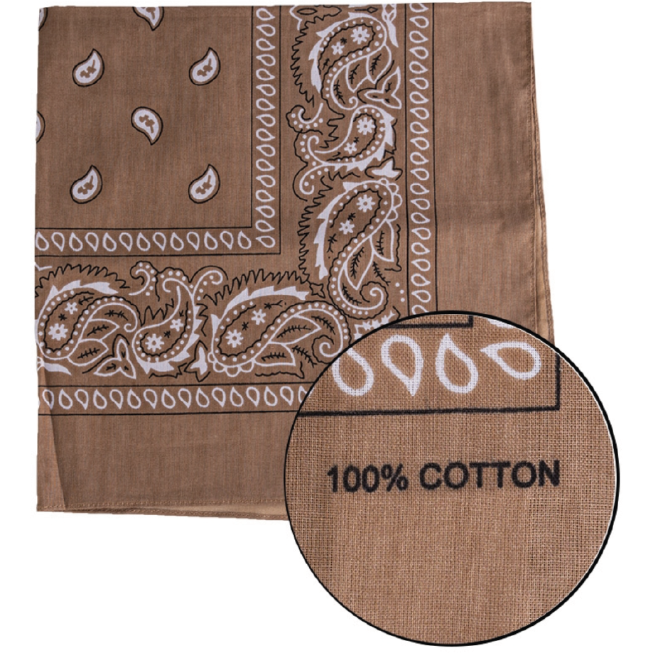 Snusnäsduk/Bandana brun