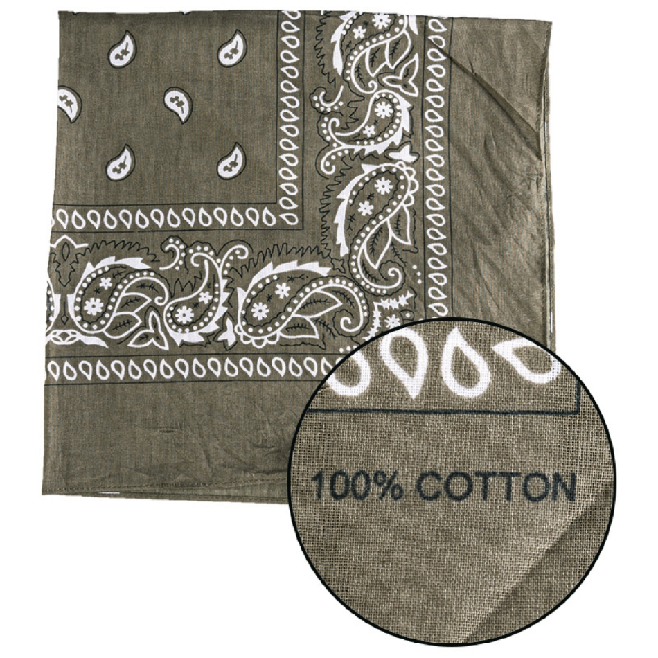 Snusnäsduk/Bandana grön