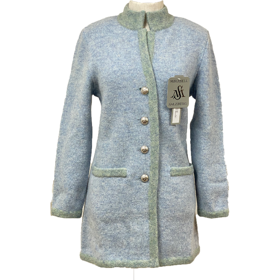 Mirabelle Salzburg Isblå Ullkappa