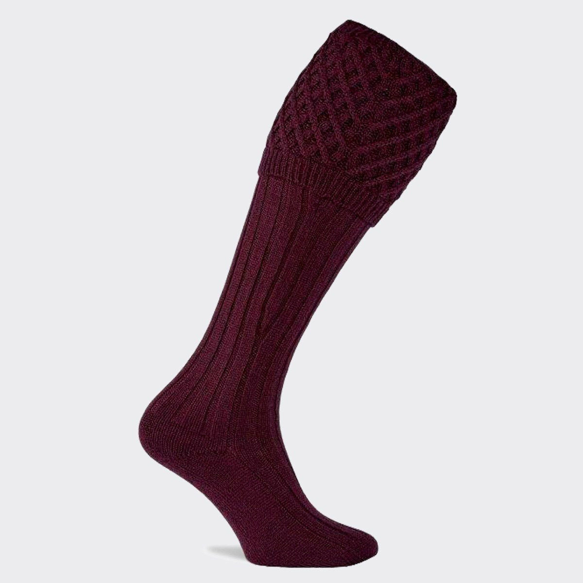 Chelsea Shooting Sock Burgundy