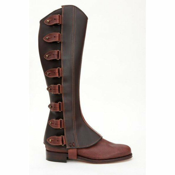 Gaiter / Chaps Brunt Läder