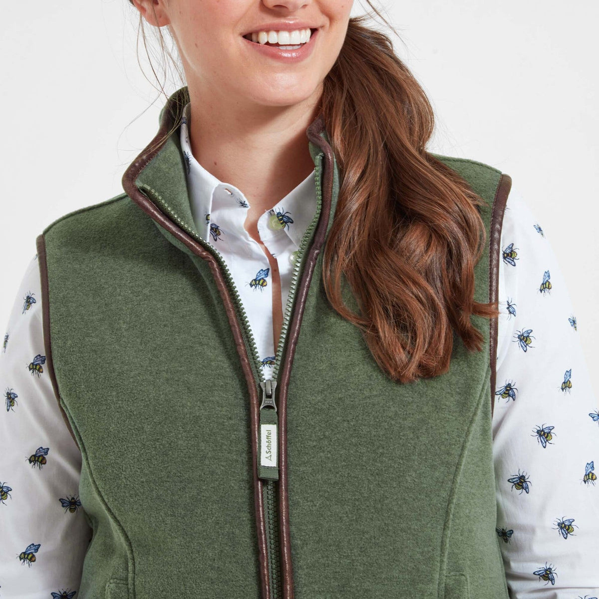 Lyndon Fleece Gilet Cedar Green