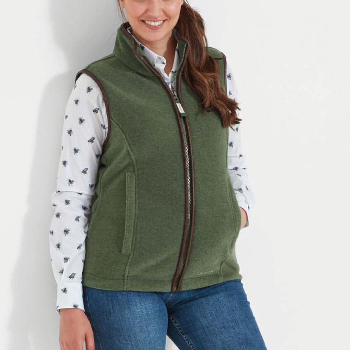 Lyndon Fleece Gilet Cedar Green
