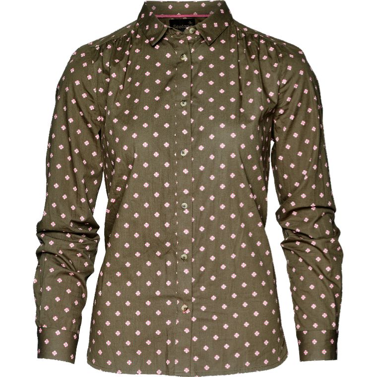 Erin Damskjorta Green Tile