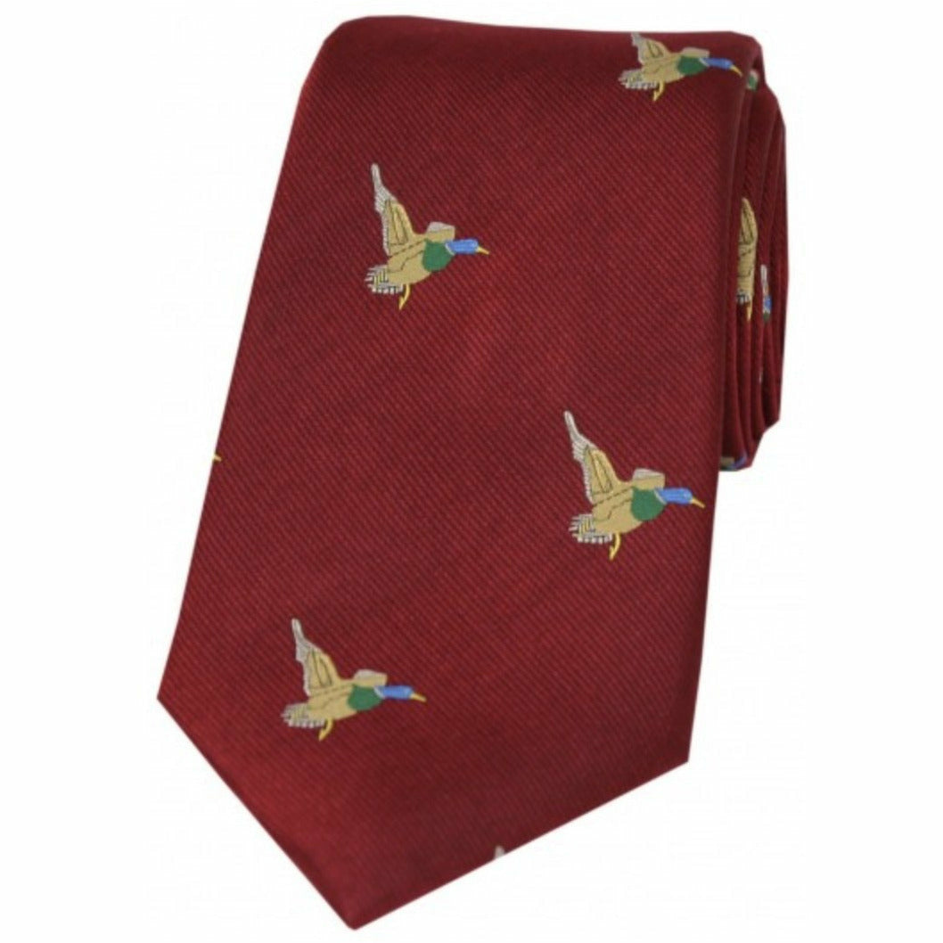 Flying Duck on Red Slips