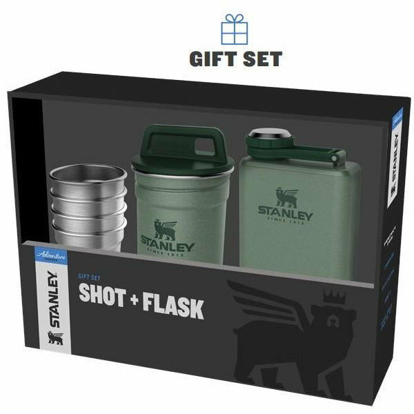 Adventure Shot Flask Gift Set