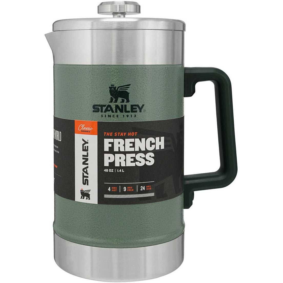 Stay Hot French Press Hammertone Green