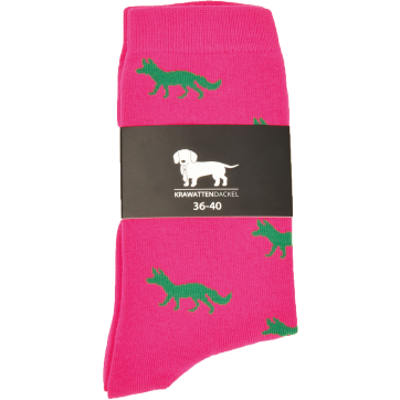 Rosa Strumpa med Räv