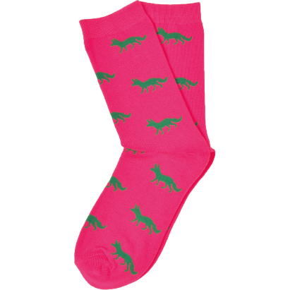 Rosa Strumpa med Räv