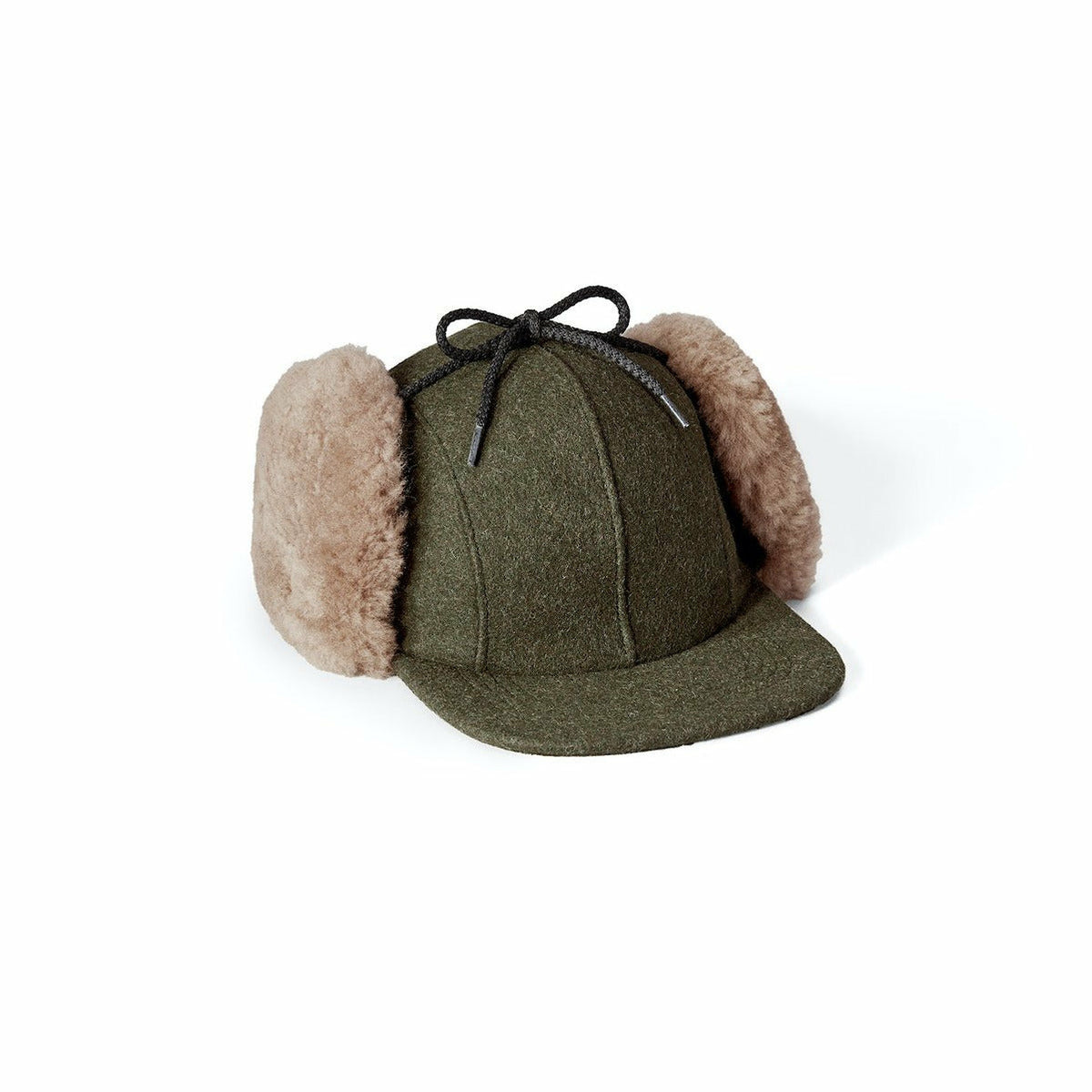 Double Mackinaw Cap Forest Green